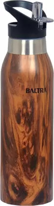 Baltra TWIN BSL-266 (Wooden Brown) 500 ml Bottle (Pack of 1, Brown, Steel) Baltra TWIN BSL-266 (Wooden Brown) 500 ml Bottle (Pack of 1, Brown, Steel)